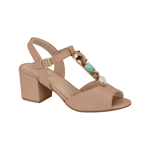 ️Sandália Napa Beige  Flex Modare